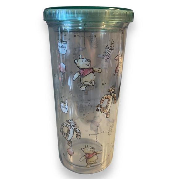 Disney Winnie The Pooh And Friends 20oz Travel Tumbler Cup
