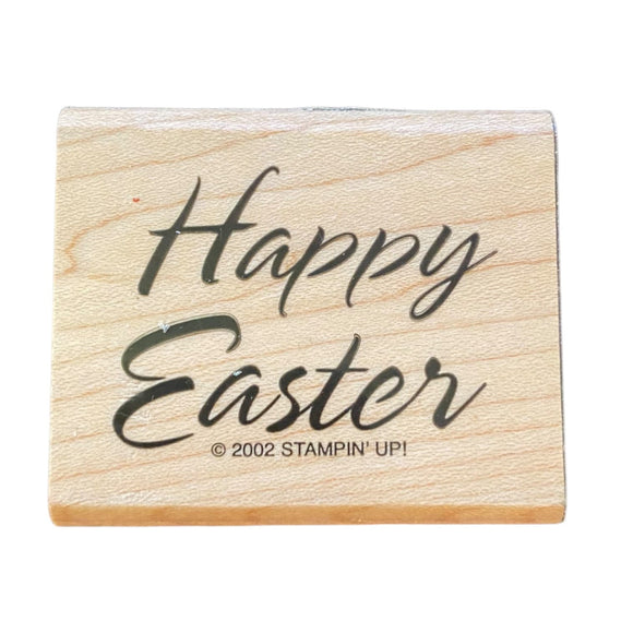Stampin' Up! 2002 Happy Easter Rubber Stamp