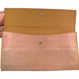 Gucci Vintage Pink Suede Leather Wallet