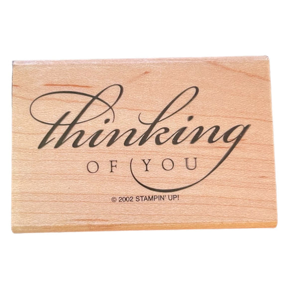 Stampin' Up 2002 Thinking Of You Stamp