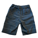 Quiksilver Boys Blue Striped Walking Shorts Size 8
