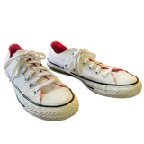 Converse White Pink Multi Tongue Party Sneakers Size 7