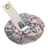 Louisiana State University Scrunchie Hard Band Purple White