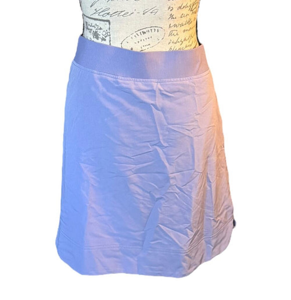 Front of lavender skort