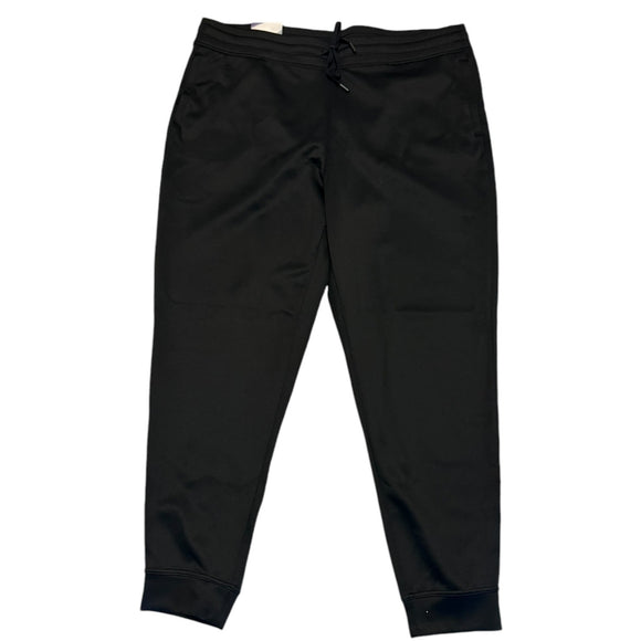 Front of black jogger pants