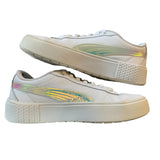 Puma Jada Holographic White Sneakers Size 8.5