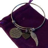 Godmother Silver Dangle Thanks For Making A Difference In My Life Bracelet