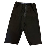 Sweat Wear Sauna Workout Black Shorts Unisex Size 2XL/3XL