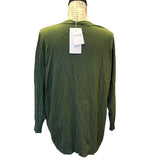 Bloomchic Green Button Front Cardigan Sweater Size 10