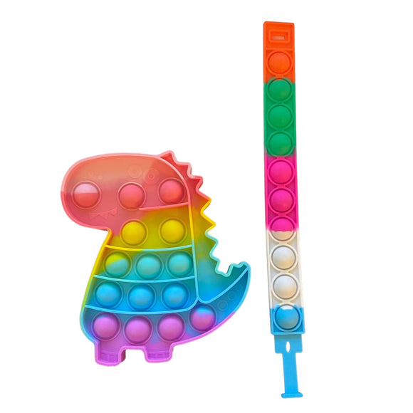 rainbow-dinosaur-bracelet-pop-it-sensory-toys-new-front