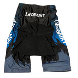 Gouxry Men's Black Blue Padded Bike Cycling Shorts Size XX-Large