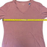 Segments Purple Essentials For Women V Neck Shirt Large
