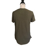 Felina Green Cotton Short Sleeve Shirt Large