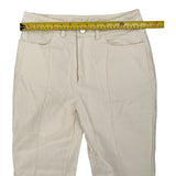 cider-cotton-off-white-cream-blocked-denim-jeans-size-smal-waist