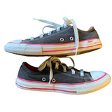 Converse All Star Black & Pink Sneakers Girls Size 3