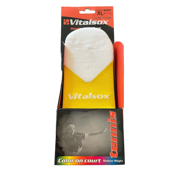 Vitalsox Tennis Feetness First Ghost Socks XL 11-14