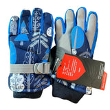 Wheel Up Blue Winter Adjustable Cycling Gloves Size Medium