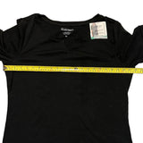 Ellen Tracy Pima Cotton Short Sleeve V Neck Shirt Size X-Large