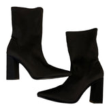 Truffle Bernie Black Pull On Boots Size 8 Euro Size 39