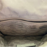 Michael Kors EUC Off White Pebbled Leather Clutch Purse
