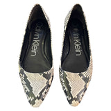 calvin-klein-emerin-black-white-snake-print-slip-on-flats-size-9-forward