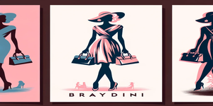 Braydini Logo women with handbag and hat