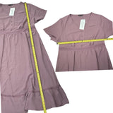 Bloomchic-Purple-V-Neck-Plus-Size-Dress-measurements
