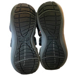 Khombu Comfort Ashley Grayish/Black Strappy Sandal Size 8M