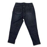 Bloomchic Dark Blue Stretch Capri Denim Jeans Size 12