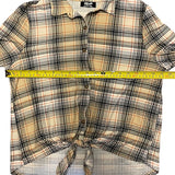 Jolie & Joy By FCT Plaid Tie Front Shirt Size X-Large