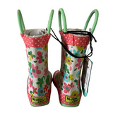 Western Chief Charming Garden Floral Rain Boots Size 5
