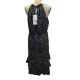 Bloomchic Black White Layered Ruffle Party Dress Size 12