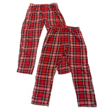 H&M 2 Pairs Red Plaid Lounge Sleep Pants Size Medium