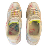 Avia White Rainbow Tie Dye Walking Sneakers Size 10