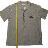 NWT PacSun Cotton Black White Striped Button Front Shirt X-Large