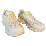 Avia White Rainbow Tie Dye Walking Sneakers Size 10