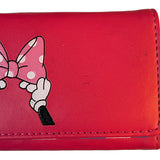 Pink Minnie Mouse Hands Bow Wallet