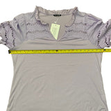 Bloomchic-Purple-Lilac-Eyelet-V-Neck-Shirt-pit-to-pit