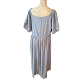 Bloomchic Plus Size Blue Midi Dress Size 14-16 NWOT