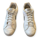Nike White Silver Women's Court Royale Sneakers Size 10 749867-100
