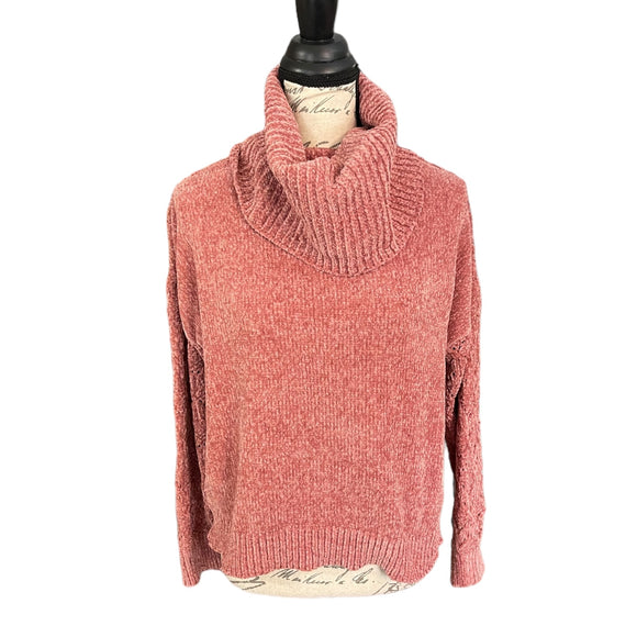 Fashion Nova Pink Super Soft Turtleneck Sweater Size Medium