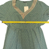 Bloomchic Plus Size Boho Green Midi Dress Size 18/20