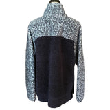 Sonoma EUC Blue Sherpa Long Sleeve Pullover Size X-Large