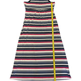 Columbia Omni-Wick Cotton Blend Striped Tank Maxi Dress Size X-large