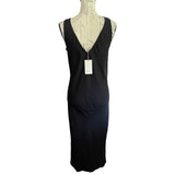 a-new-day-black-satin-midi-slip-party-dress-size-large-back-of-dress