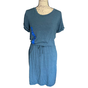 32 Degrees Cool Elastic Waist T Shirt Dress Size Large