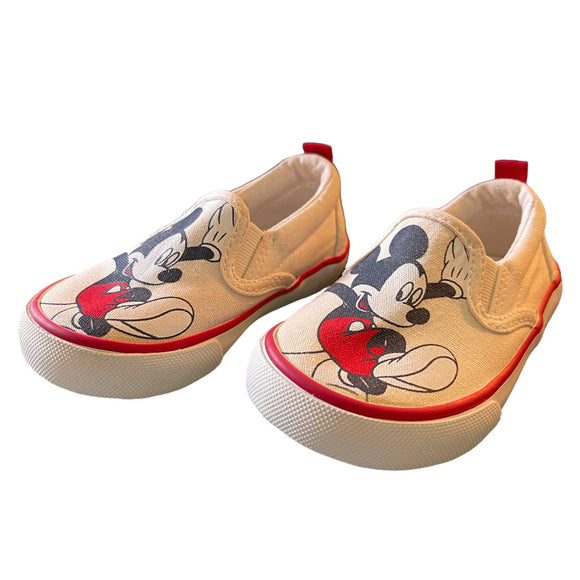 Disney Baby Gap Mickey Mouse Slip On Shoes Size 5 EUC