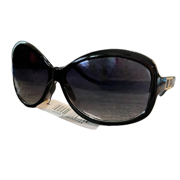 Wide Frame NEW Women's Black Sunglasses UVA UVB Protection