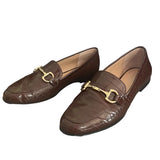 alfani-step-n-flex-brown-crocodile-slip-on-gayyle-horsebit-loafers-size-7-front-3