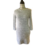 Zara Knit Cream Brown Short Sweater Dress Size Medium